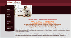 Desktop Screenshot of parkavehomes.com